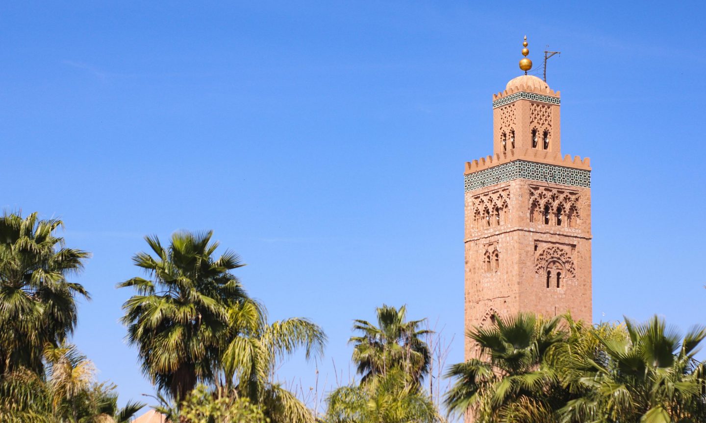 Tower of the Kutubiyya Mosque in Marrakesh Tower of the Kutubiyya Mosque in Marrakesh
