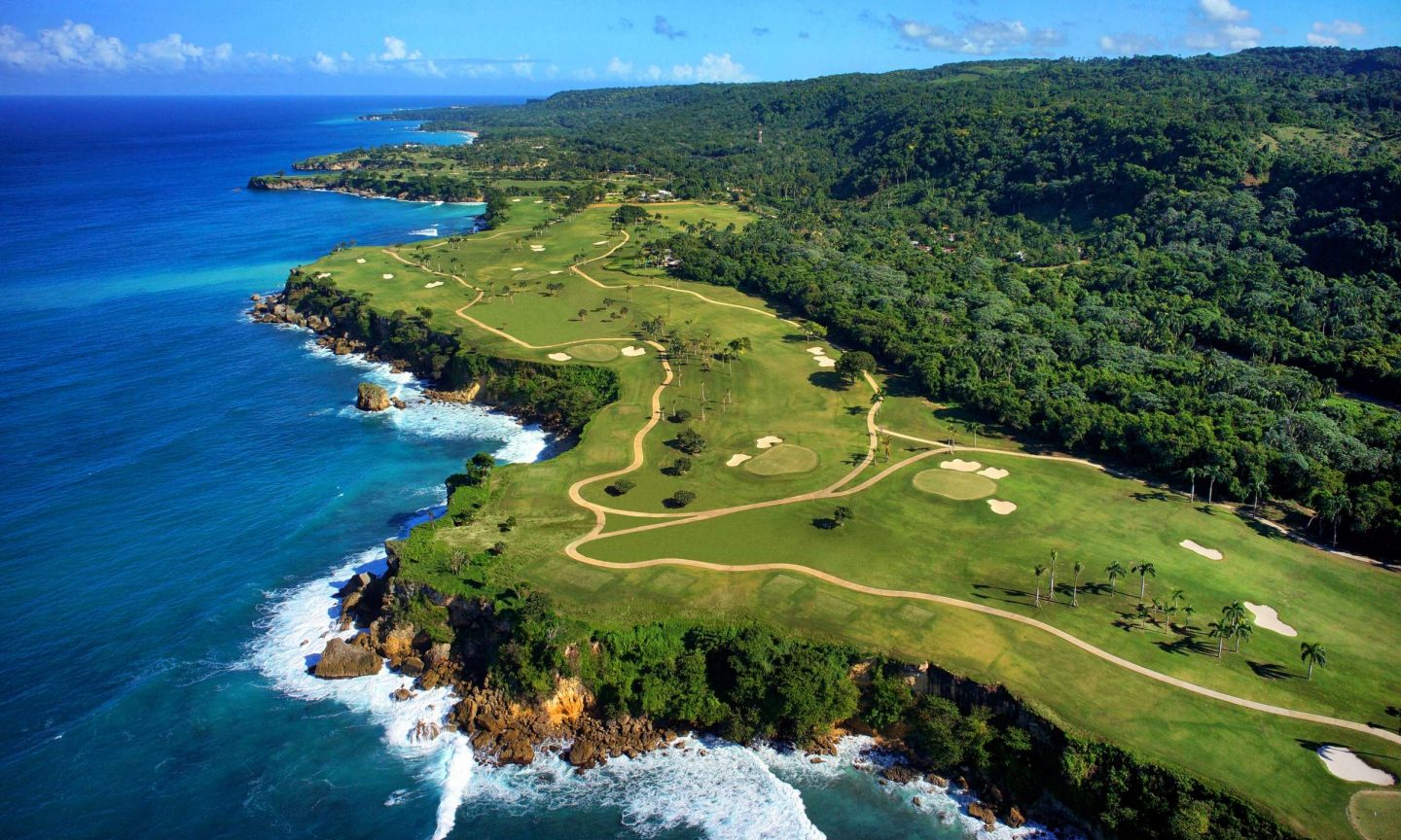 Golf course by the sea