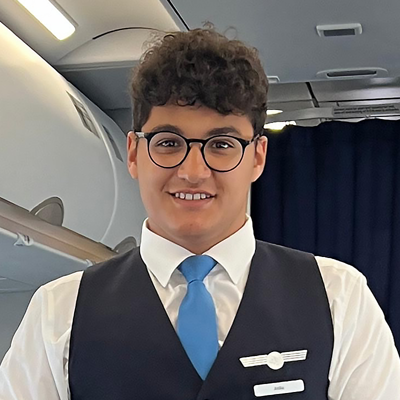 Cabin Manager Atilla from Discover Airlines