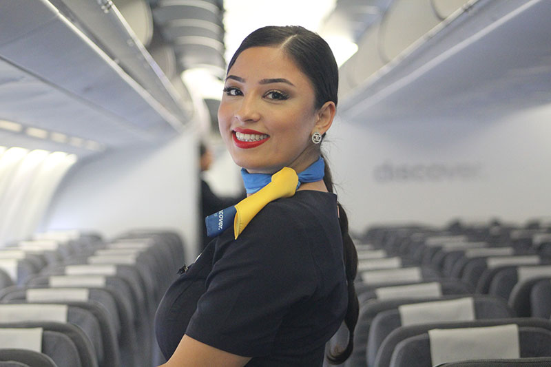 Cabin Manager Madina from Discover Airlines