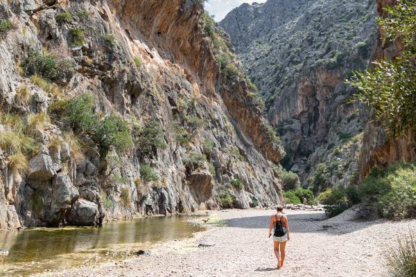 Schlucht Torrent de Pareis auf Mallorca