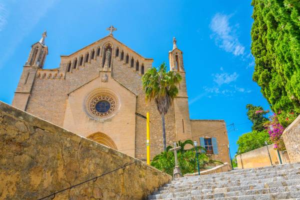 Kirche der Stadt Arta auf Mallorca