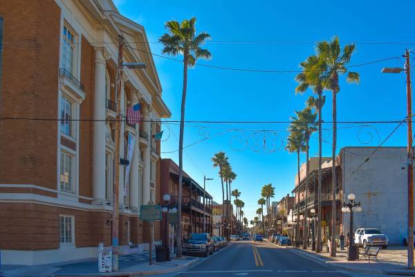 Straße in Ybor City in Tampa