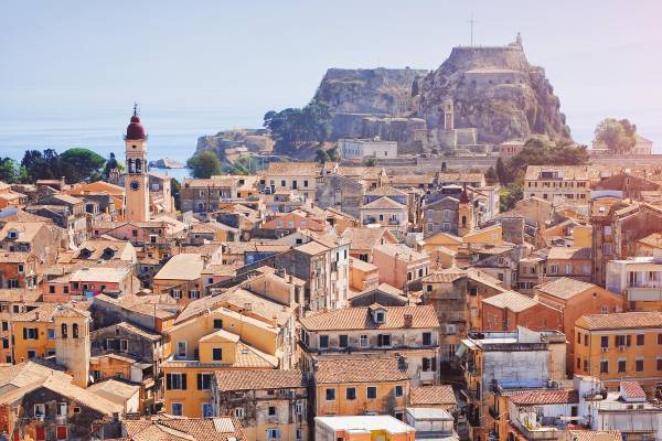 Old town of Corfu town