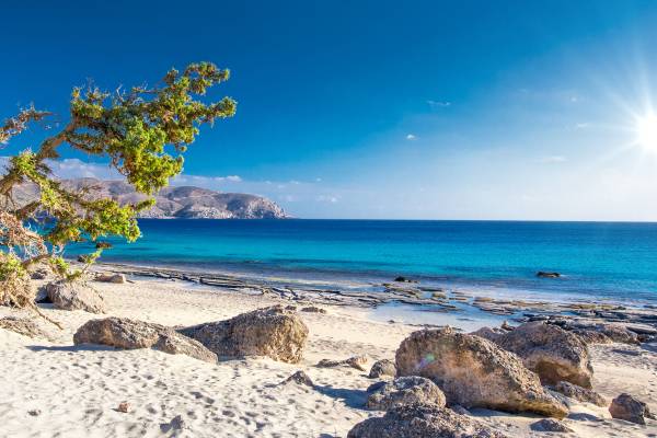 Balos lagoon on Crete