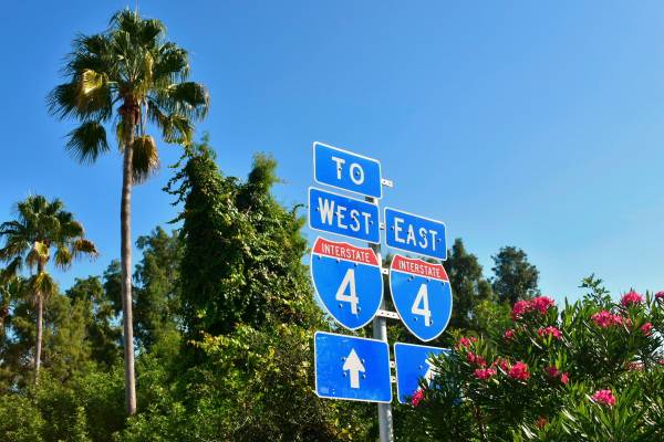 Street signs in Orlando